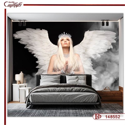 پوستر دیواری دختر طرح فرشته 148552